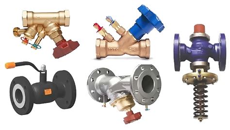 Основные виды регулирующей арматуры и их применение