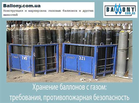 Прием газовых баллонов: требования и ограничения