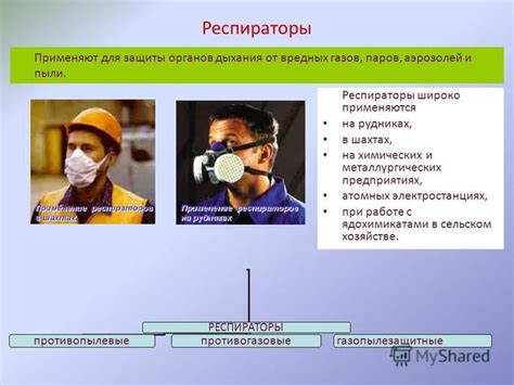 Риск вдыхания вредных паров и пыли