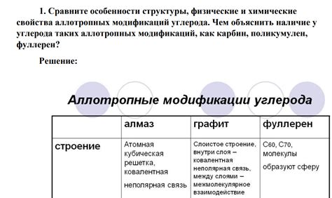 Свойства и особенности аллотропных форм металлов