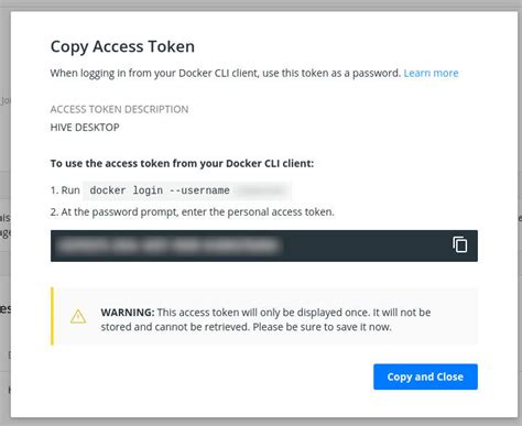 Авторизация в Docker Hub из командной строки