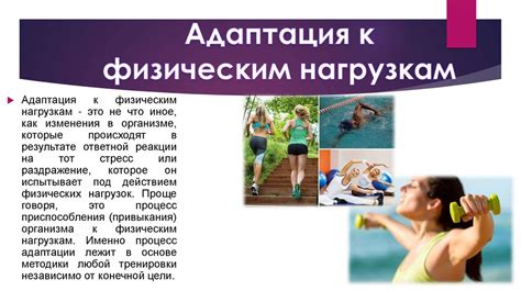 Адаптация организма к физическим нагрузкам после операции