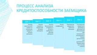 Анализ кредитного отчета