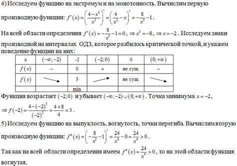 Анализ функции y = sin4x