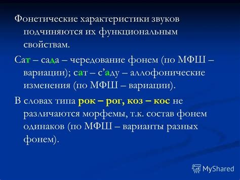 Артикуляционные особенности фонем: определение и роль