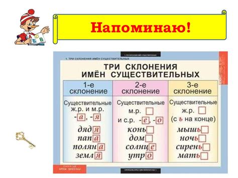 Важность нарицательных существительных 3 класса