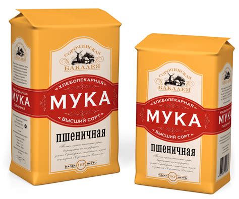 Важные детали упаковки муки