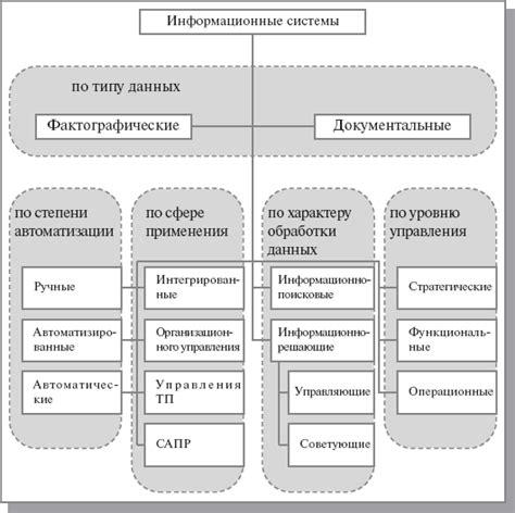 Варианты информационных систем и их применение
