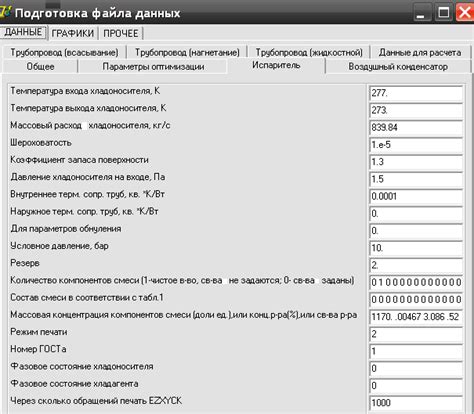 Ввод необходимых данных пакета абонента
