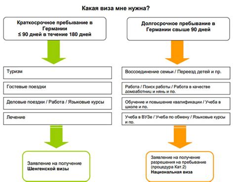 Виды виз и их действие