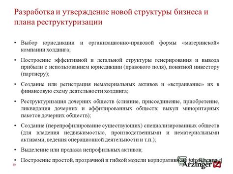 Выбор структуры и плана