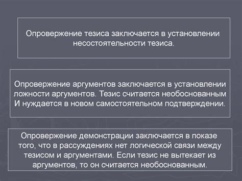 Доказательства и опровержение данного утверждения