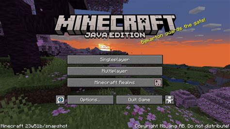 Загрузка Minecraft: Java Edition