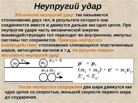 Идеальное неупругое столкновение