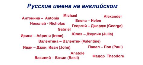 Имена в истории: примеры уникальных имен