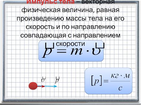 Импульс как физическая величина