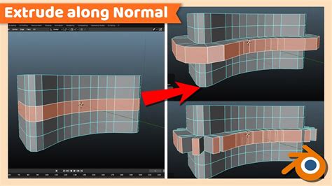 Инструкция по использованию инструмента Extrude в Blender