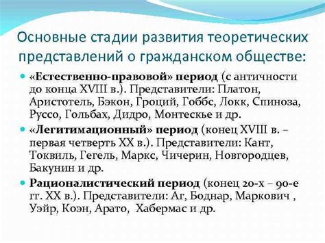 Инструменты для развития правильных представлений о гражданском сообществе