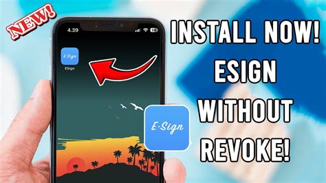 Использование основных функций esign на iPhone