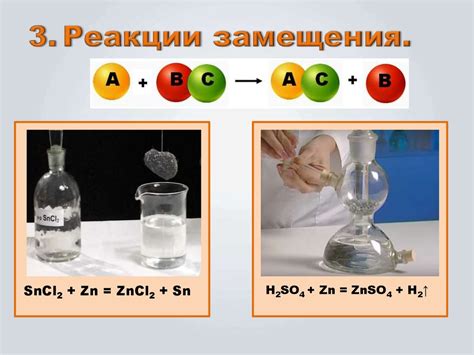 Использование химических реакций