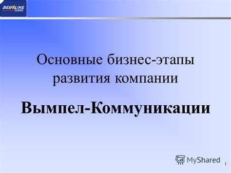 История компании Вымпел коммуникации