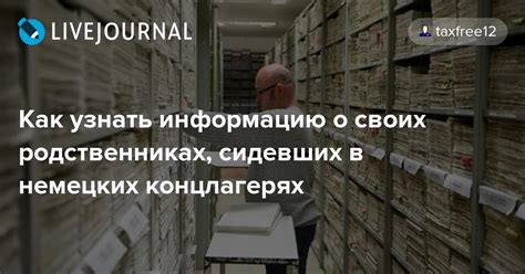 Какую информацию можно узнать о своих родственниках