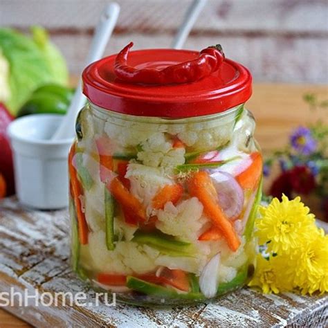 Как приготовить вкусные маринованные цветные капусты на зиму