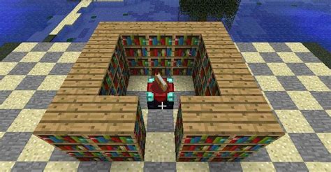 Как создать книжные полки в игре Minecraft