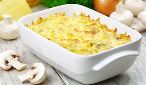 Картофельная запеканка с грибами