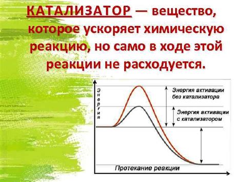 Катализатор ускоряет химическую реакцию