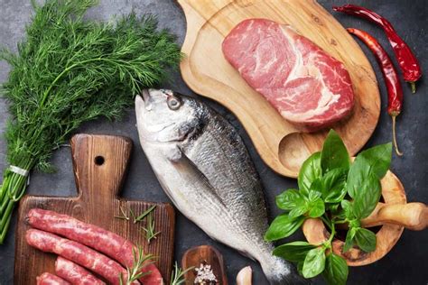 Качественная рыба и мясо