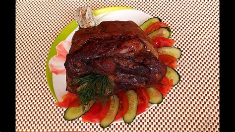 Классический рецепт сочной свиной рульки