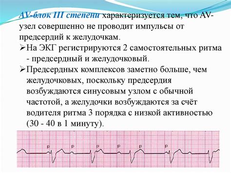 Клинические проявления нарушения межпредсердной проводимости