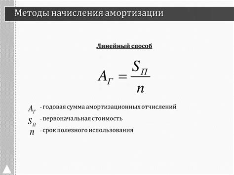 Линейный метод амортизации: принцип работы