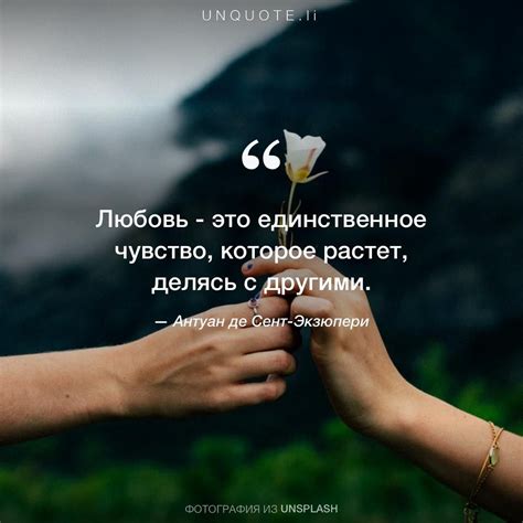Любовь растет и становится главным чувством