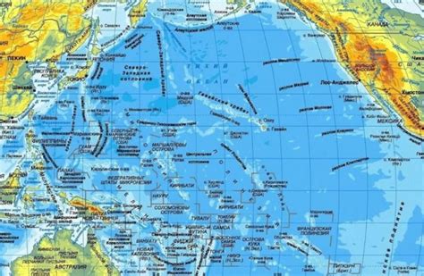 Местоположение и особенности Тихого океана