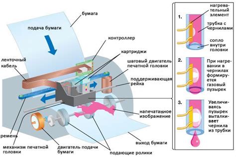Механизм передачи данных в принтере Xerox