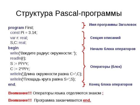 Механизм работы программы