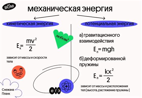 Механическая энергия и её сохранение