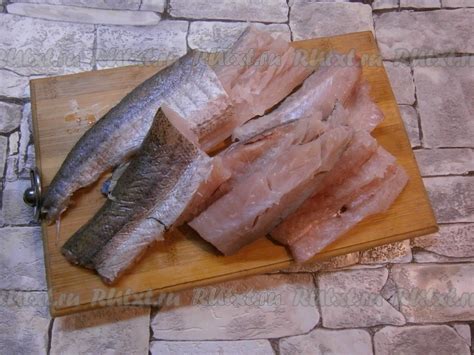 Нарезка рыбы на куски
