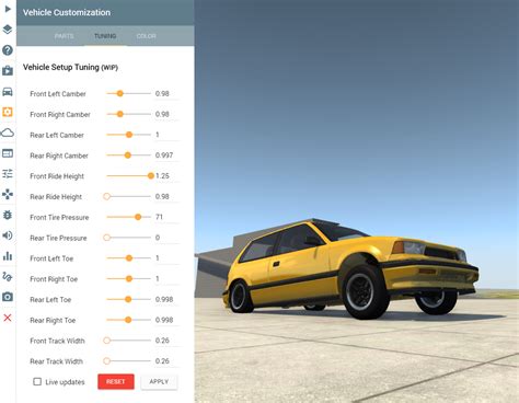 Настройка управления в BeamNG Drive