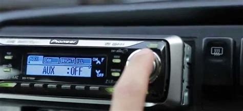 Настройка функции AUX на магнитоле Pioneer