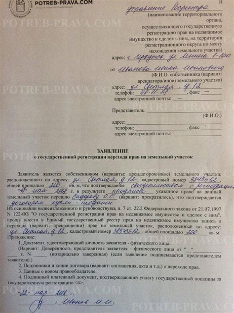 Необходимые документы и информация для предоставления заявления
