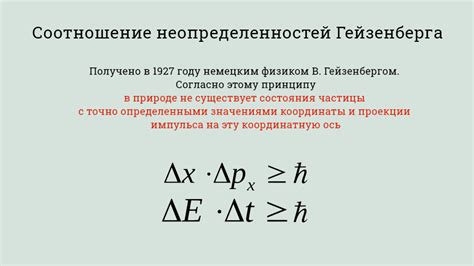 Неопределенность Гейзенберга и воздействие на термодинамику