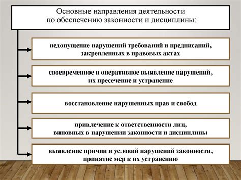 Обеспечение законности сделок