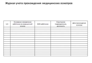 Обеспечение учета медицинских данных для работодателя