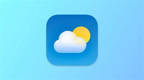Обновление приложения Погода на iPhone