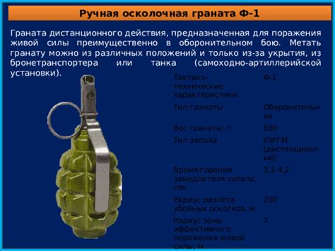 Оборонительная граната: различия и эффективное использование
