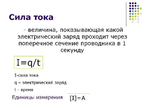 Определение силы тока