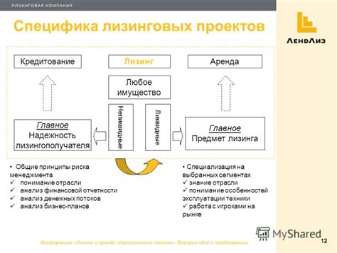 Определение сущности лизинг и его основные принципы